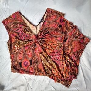 Blu Sage▪️Sleeveless Paisley Maxi Dress